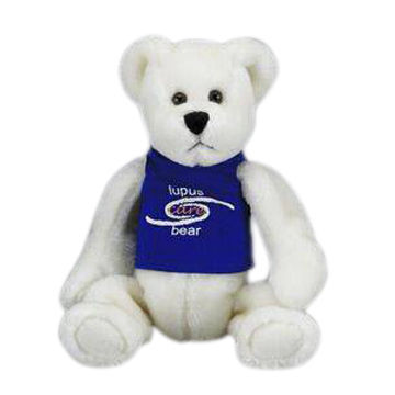 Plush White Bear, Customized Designs are Accepted