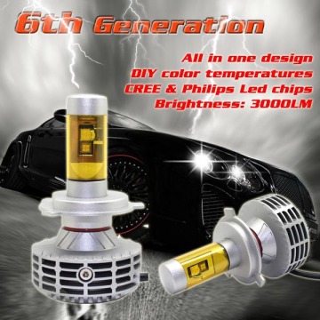 10-32v 56w h16 led headlamp with cree chips bulb auto led headlamp