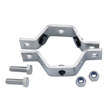 Sanitary Stainless Steel TH4 SMS SS304 38.1MM Hexagonal Pipe Hanger with EPDM Gasket