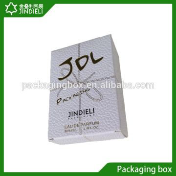 Recyclable packaging luxury perfume box hot stamping customized logo
