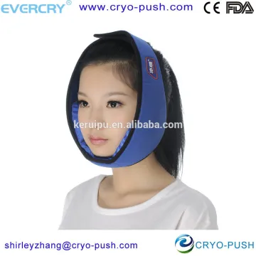 Reusable cold/hot therapy system face wrap