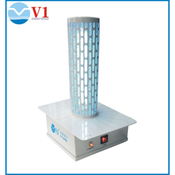 UV-C light kill viruses for coil disinfection