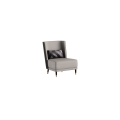 Sala de estar moderna sillón de cuero genuino