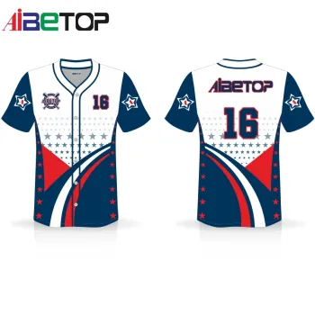 Men's Custom Baseball Shirts with Team Logo