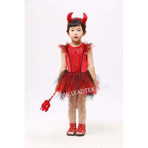 Costumes de fille de diable d'Halloween