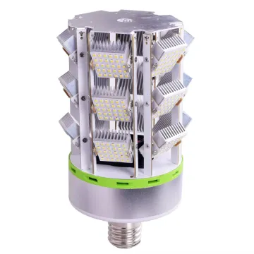 Enclosed Fixtures: Adjustable Beam Angle LED Corn Bulbs with E39 Base - Available in Warehouse Showroom Parking Lot & Supermarket