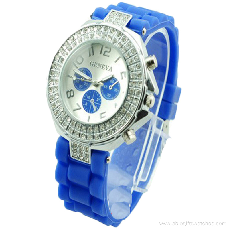 Girls Customized Silicone Quartz Wrist Watch