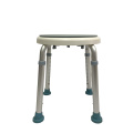 Round rotatable aluminium bath stool for elderly