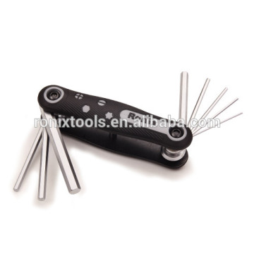 RONIX FOLDING HEX KEY SET (8 pcs ) RH-2020 / ALU GRIP HEX KEY SET (8 pcs) RH-2040