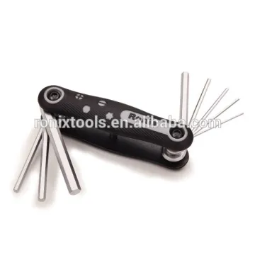 RONIX FOLDING HEX KEY SET (8 pcs ) RH-2020 / ALU GRIP HEX KEY SET (8 pcs) RH-2040