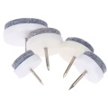 10Pcs/lot Furniture Nails Felt Pads For Furniture Feet Skid Glide For Screwing Floor Protector Table Chair Leg 18/20/22/24/30mm