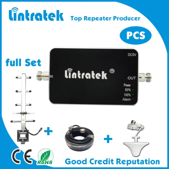 Full kit signal booster 1900mhz cell phone signal amplifier PCS wideband mobile signal booster best price