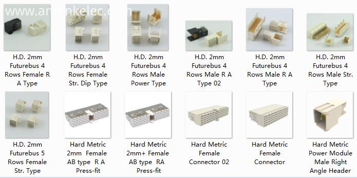 2.0mm futurebus connector
