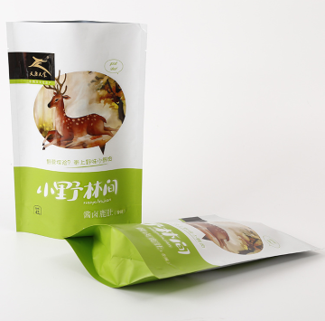 Food packing standing up bag,macadamia nut bag with zipper