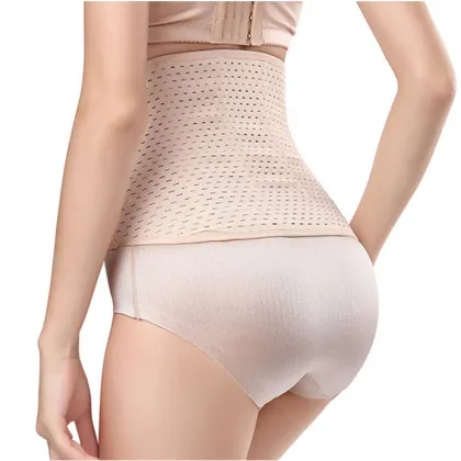 Women Breathable slimming Body Shaper Belt 3 in Postpartum Maternity Girdle Support Recovery Belt