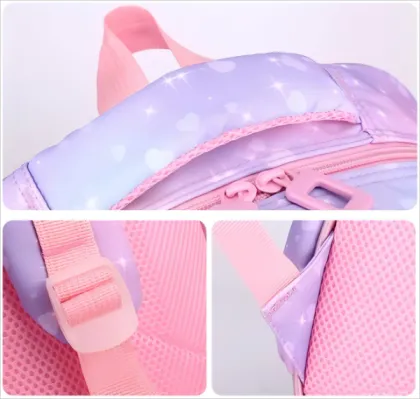 Cartoon School Backpack for Girls