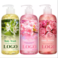 hower gel Body Wash moisturizing rose petal