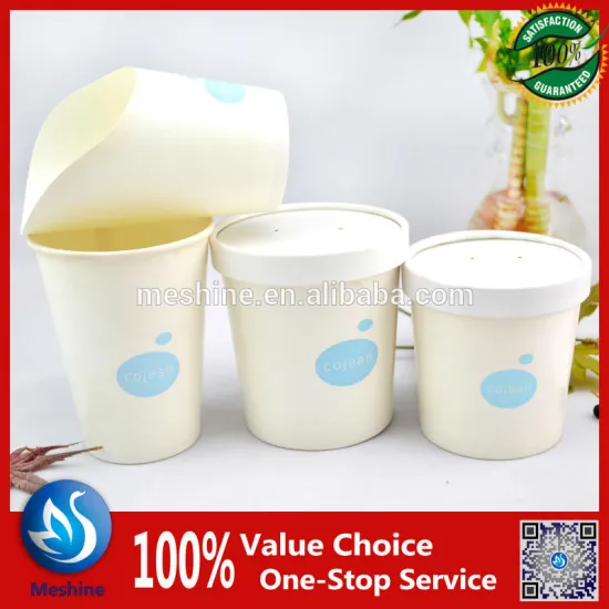 paper soup cup with paper lid/cardboard paper soup cup/soup cup with lid