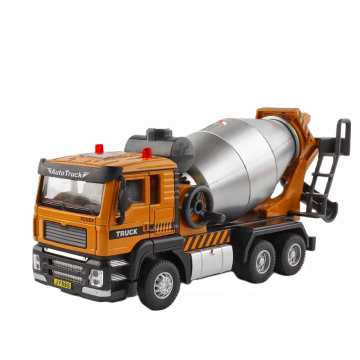 1:50 Scale Engineering Truck, Fire Truck, Missile Car, Alloy Car Model with Sound and Light, Pullback Toy for Kids