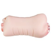 Brinquedo realista com as funções de anal-vaginal