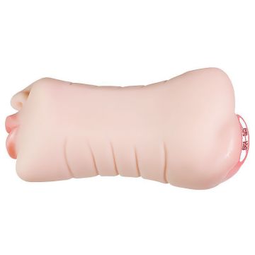 Brinquedo realista com as funções de anal-vaginal