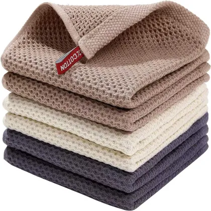 Multipurpose Cleaning Cloth: Premium Quality Kitchen Towels and Cotton Dish Towels