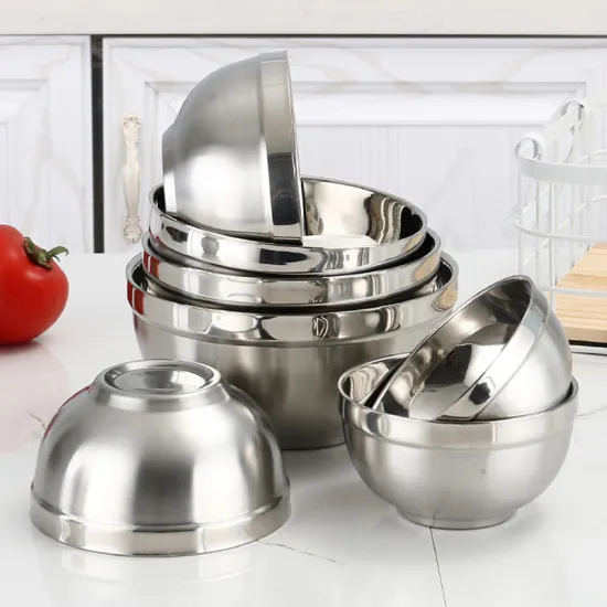 304 Stainless Steel Double Bowl