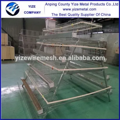 welded chicken cage wire mesh/chicken wire cage/wire mesh cage chicken layer for kenya farms