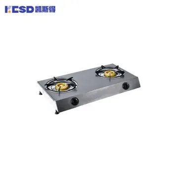 Stainless Steel 2 Burners Gas Cooktops Tabletop Gas Stoves Cooking Appliance Household Kitchen Appliance Dual-Cooker Cooktop