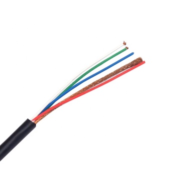 4 Core 28AWG Silicone Cao su cách nhiệt Nhà cung cấp cáp màn hình được bảo vệ