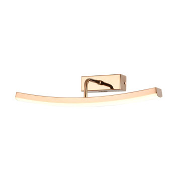 Rose Gold Modern Wall Lamp for Bathroom and Dressing Table