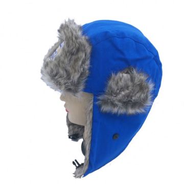 Winter Fashion Unisex Outdoor Windproof Waterproof Polyester Faux Fur Trapper Hat