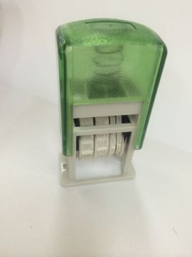 Roller Date Stamp for Transparent Plastic
