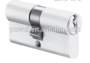 Double Turn Door Lock Cylinder Aluminum Window and Door Lock Cylinder for Casement Door
