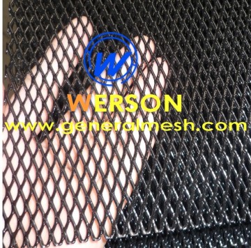 Aluminium expanded mesh radiator grille-black powder coated