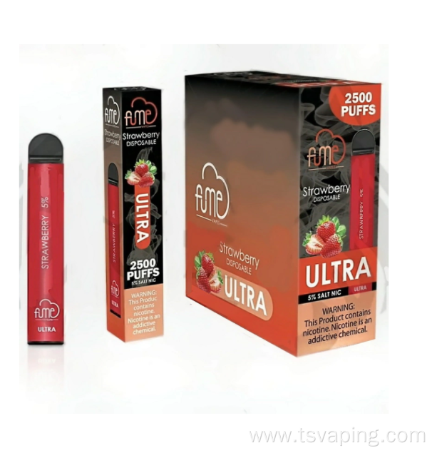 Wholesale Best 2500 Puffs Fume Ultra Disposable Vape