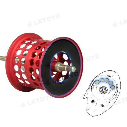 LETOYO Micro Aluminum Spool for ABU Garcia Bmax Pmax Smax Bait Casting Reel