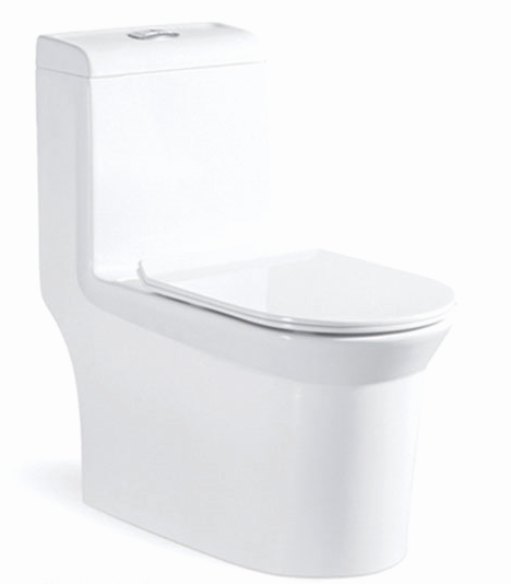 Super Swirling Style One Piece Toilet