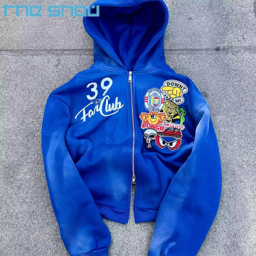 Full Zip Hoodie over Face Custom