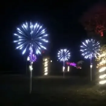 LED Wedding Fireworks Lights for Outdoor Landscape - Simulated Fireworks Tree Lights for Garden, Park, Christmas, and Street Decoration
