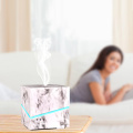 Firkantet duft Essential Oil diffusor med lys