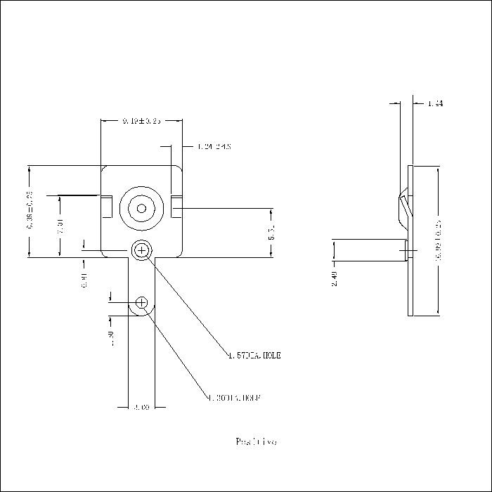 AAA 7# Cell Battery Contacts(Positive) 156 BS-S-SI-B-156