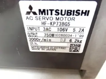 HF-KP73BG5 Mitsubishi electric 750w closed loop servo motor
