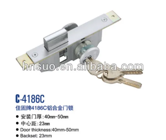 Captn C-4186 High quality KFC door mortise lock body aluminum door lock