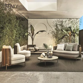 Outdoor Metal Frame Sofa Sets for Garden and Patio