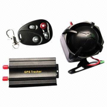 GPS Car Alarms System, Security GPS Tracker with dual SIM card and fuel sensor, can stop engine