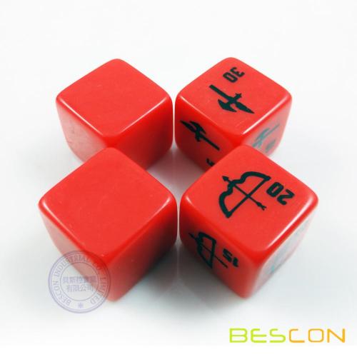 16mm Colorful Custom Printing Dice Cube