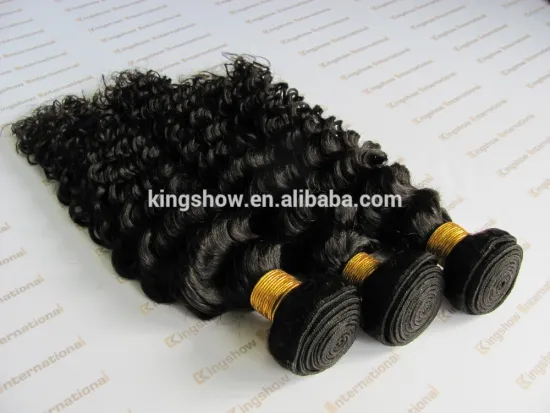 best price curly 100 percent remy hair weaving