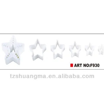 5PCS STAR COOKIE CUTTER