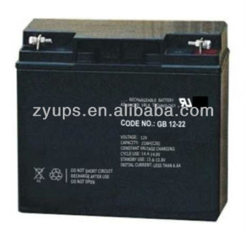 12V GEL UPS Battery 12v 22AH